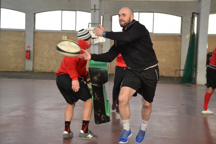 Rugby LSC - Bruno Cot dans ses oeuvres
