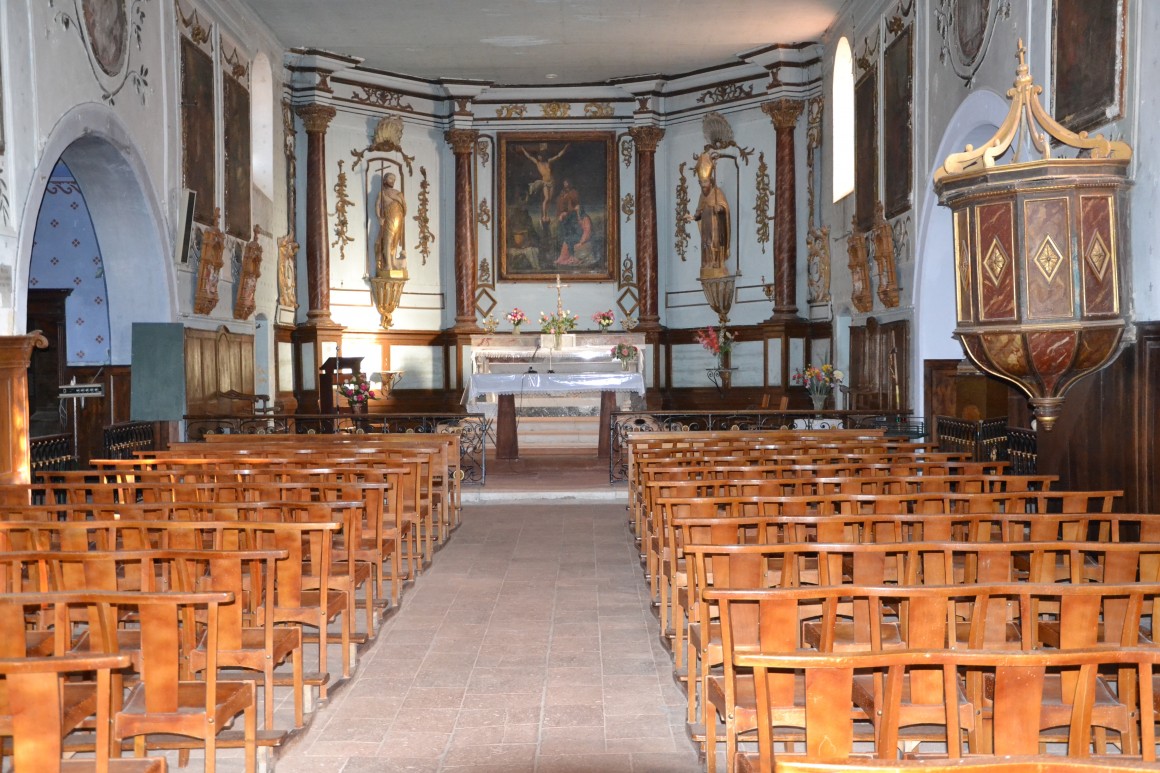 Laymont - Intérieur de l'église
