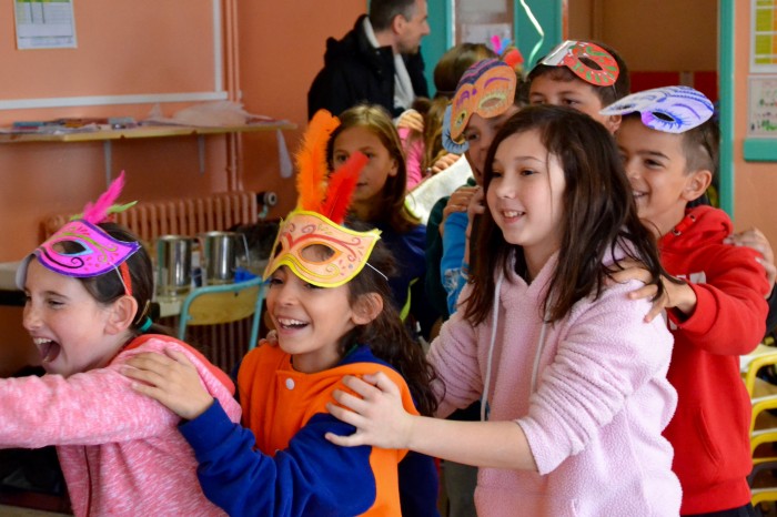 Repas carnaval  à l'école Yves Chaze de Samatan