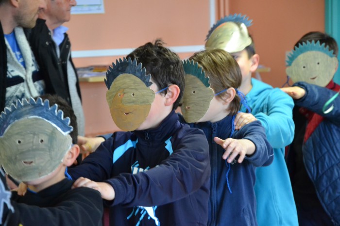 Repas carnaval  à l'école Yves Chaze de Samatan