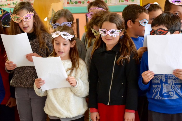 Repas carnaval  à l'école Yves Chaze de Samatan