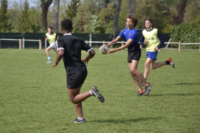 Jeunes du Racing club de France à Samatan - avril 2017