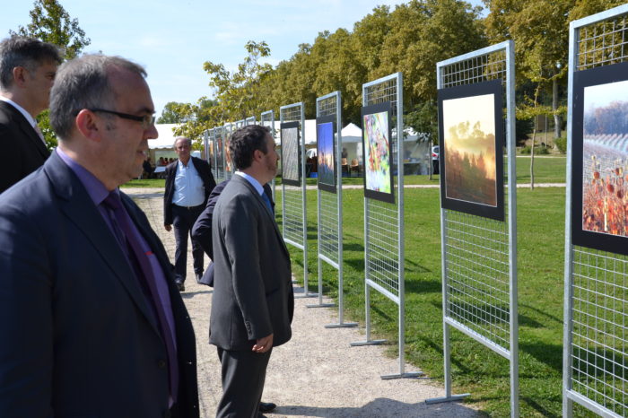 Journée de la gastronomie au lac de Samatan - septembre 2017 - Exposition photographique de qualité sur les vignes du département.
