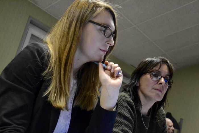 AG de l'Office de tourisme - février 2018 - Anna Hayward et Christel Anton, deux des conseillères en séjour
