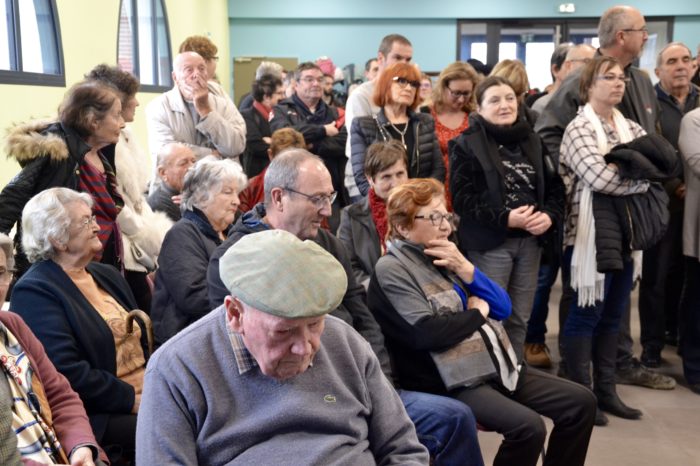 Inauguration salle polyvalente de Pompiac - février 2018 - La population est venue en nombre pour l'événement
