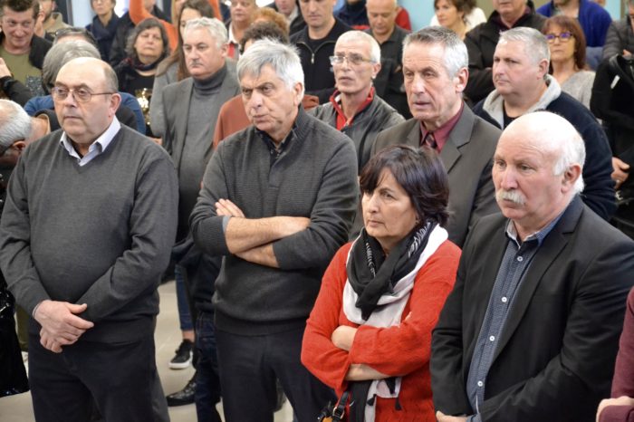 Inauguration salle polyvalente de Pompiac - février 2018 - Les élus du Savès étaient présents en nombre