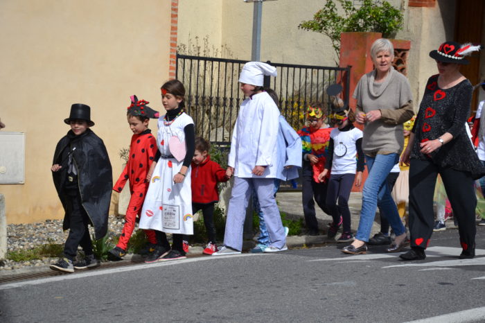 Carnaval 2018 école Bernard Ribes - Monblanc