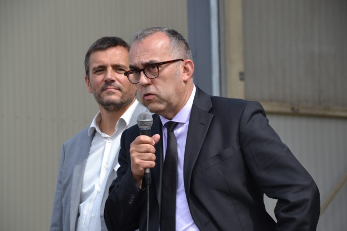 Inauguration silo Nataïs - septembre 2018 - Michaël Ehmann et Hervé Lefebvre
