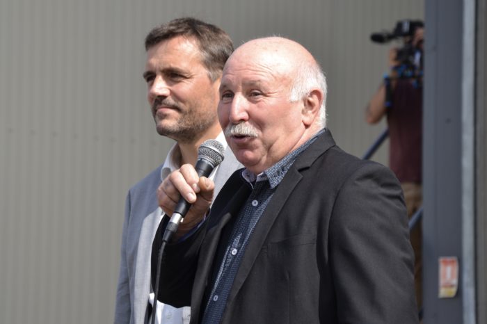 Inauguration silo Nataïs - septembre 2018 - Michaël Ehmann et Christian Daignan
