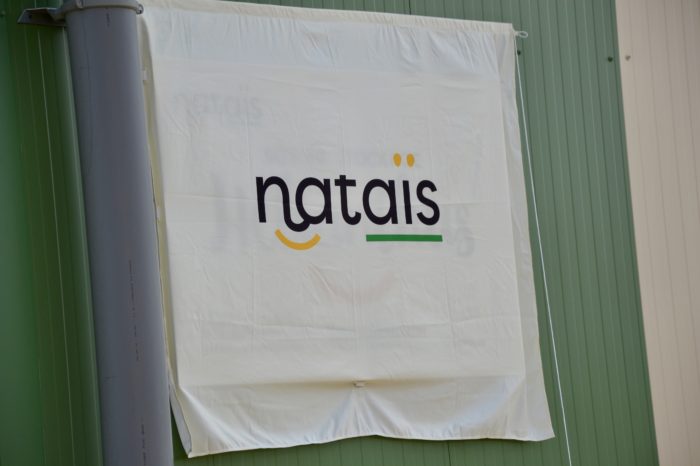 Inauguration silo Nataïs - septembre 2018 - la plaque masquée
