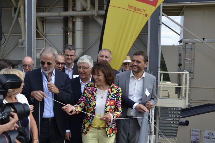 Inauguration silo Nataïs - septembre 2018 - Les officiels
