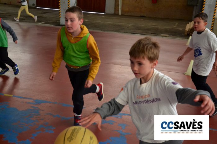 Rencontres basket inter-écoles - avril 2019-2 - Tournoi des CE2 de Montpézat, Polastron et Samatan à la Halle à la volaille de Samatan
