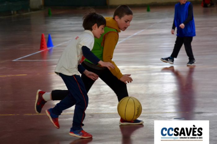 Rencontres basket inter-écoles - avril 2019-3 - Tournoi des CE2 de Montpézat, Polastron et Samatan à la Halle à la volaille de Samatan
