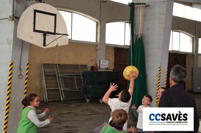 Rencontres basket inter-écoles - avril 2019-4 - Tournoi des CE2 de Montpézat, Polastron et Samatan à la Halle à la volaille de Samatan
