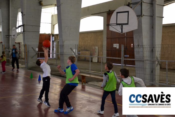 Rencontres basket inter-écoles - avril 2019-5 - Tournoi des CE2 de Montpézat, Polastron et Samatan à la Halle à la volaille de Samatan
