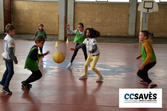 Rencontres basket inter-écoles - avril 2019 - Tournoi des CE2 de Montpézat, Polastron et Samatan à la Halle à la volaille de Samatan