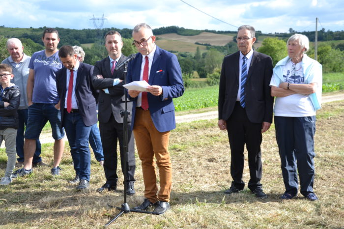 Carrefour de Montamat - juin 2019 - Hervé Lefebvre, président de la Communauté de communes
