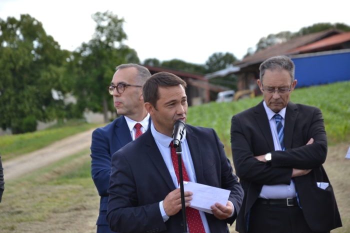 Carrefour de Montamat - juin 2019 - Jean-Pierre Cot, conseiller général et vice-président en charge des finances
