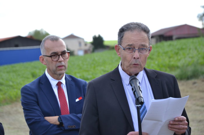 Carrefour de Montamat - juin 2019 - Alain Sancerry, vice-président à la voirie
