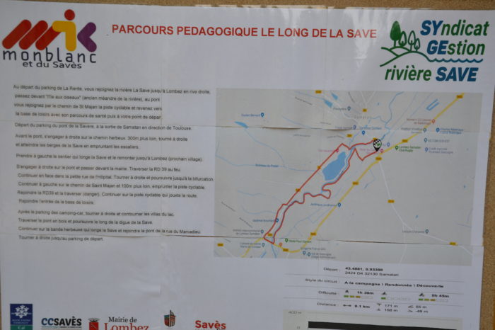 Parcours pédagogique le long de la Save