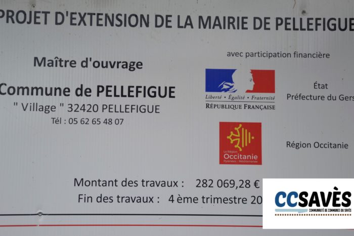 Inauguration mairie Pellefigue - juillet 2019