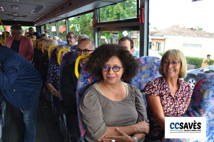 Inauguration ligne 954 - septembre 2019-4 - Fatma Adda et Yvette Ribes