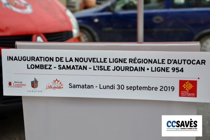 Inauguration ligne 954 - septembre 2019