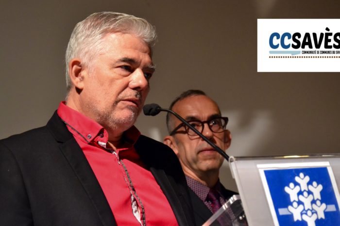 Journée RAM du Gers - septembre 2019-5 - Thierry Saint-Luc, président de la CAF 32, et Hervé Lefebvre, président de la Communauté de communes