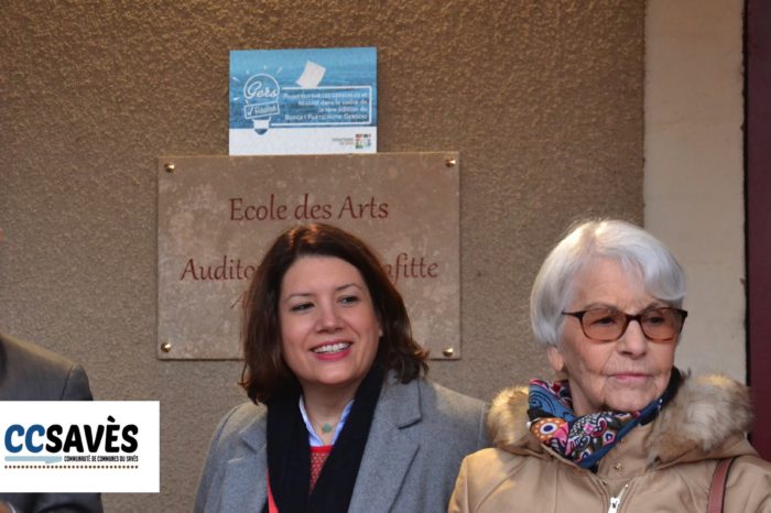 Auditorium Tournan - Décembre 2019-6 - Colombe Lafitte, la femme du célèbre saxophoniste ne pouvait manquer cet instant
