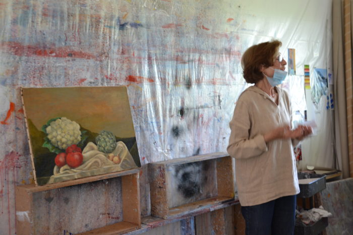 Anne Pourny - Les métiers d'artiste - juin 2021 - La toute première toile...
