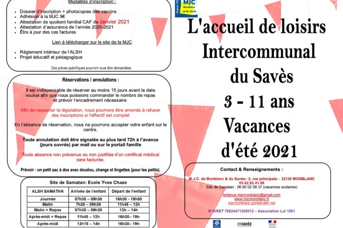 Programme vacances d'été