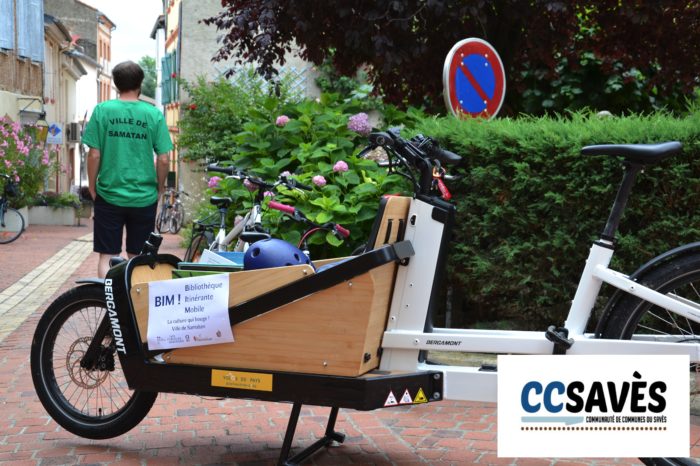 BIM - Juillet 2021 - vélo-cargo estampillé Bim !