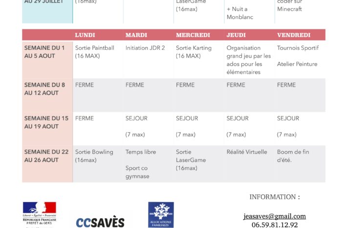 Programme activites Action Jeunes et é 2022 - MJC MONBLANC ET DU SAVES2