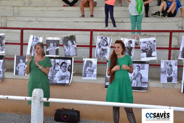 Projet chantsigne - juillet 2022-2 - Ingrid Olive et Manon Rouxel, référente handicap à la Communauté de communes