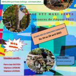flyer stage VTT Maxi Verte Pâques 2023 année scolaire 2022 2023
