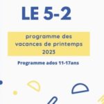 programme ados printemps 2023 2