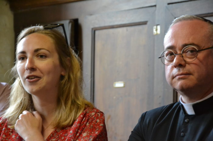 Pauline de Poncheville et l'abbé Cenzon Pauline de Poncheville et l'abbé Cenzon