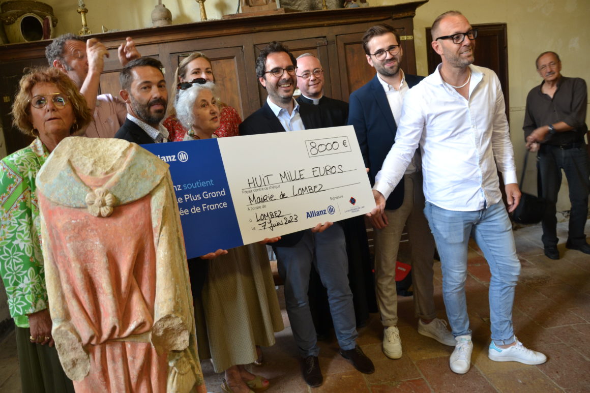 La remise du chèque