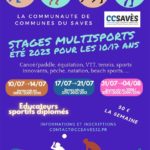 Flyer stages été 2023