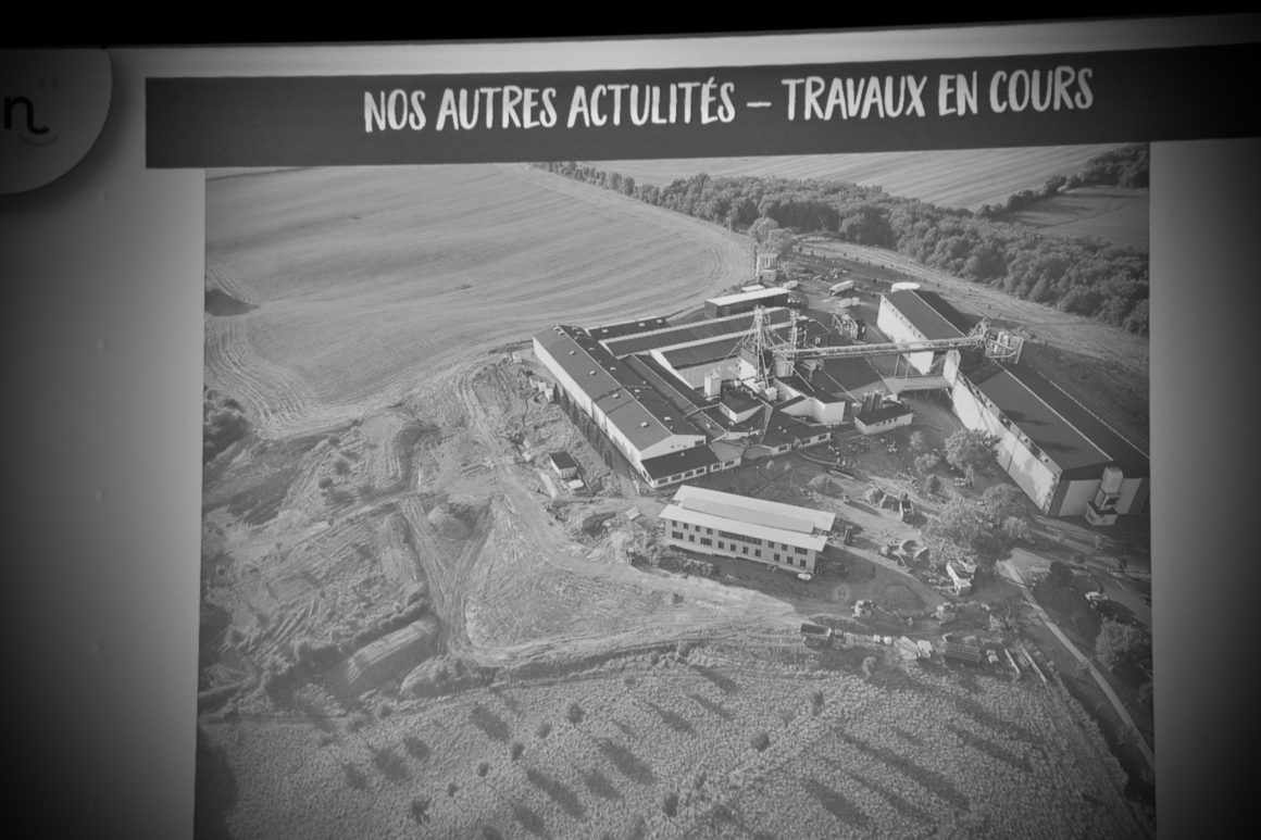 Plan des travaux entrepris par Nataïs sur son site de production à Bézéril
