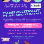 Stages CCS été 2024