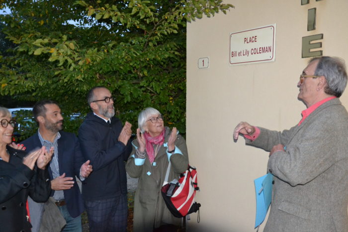 Cadeillan - octobre 2024 - Dévoilement de la plaque sous les yeux du président de la Communauté de communes, Hervé Lefebvre, et des conseillers départementaux, Yvette Ribe et Jean-Pierre Cot.
 Cadeillan - octobre 2024 - Dévoilement de la plaque sous les yeux du président de la Communauté de communes, Hervé Lefebvre, et des conseillers départementaux, Yvette Ribe et Jean-Pierre Cot.