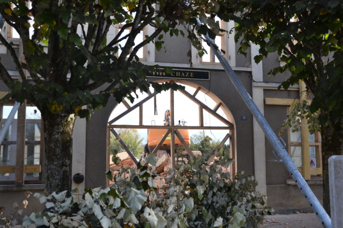 3Chantier 12 novembre 2024. - L'entrée de l'école élémentaire autrefois 3Chantier 12 novembre 2024. - L'entrée de l'école élémentaire autrefois